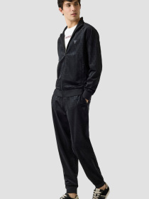 Мужские черные спортивные брюки с узором модель Z6RB14.KD612;PJ69 Мужские черные спортивные брюки с узором модель Z6RB14.KD612;PJ69 Фото