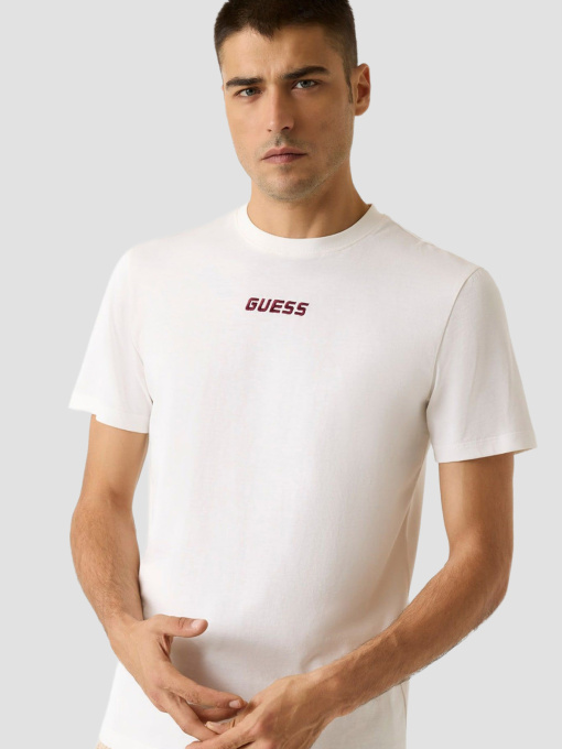 Мужская белая футболка модель Z6RI00.I3Z14;G018 Фото