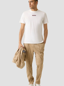 Мужская белая футболка модель Z6RI00.I3Z14;G018 Фото