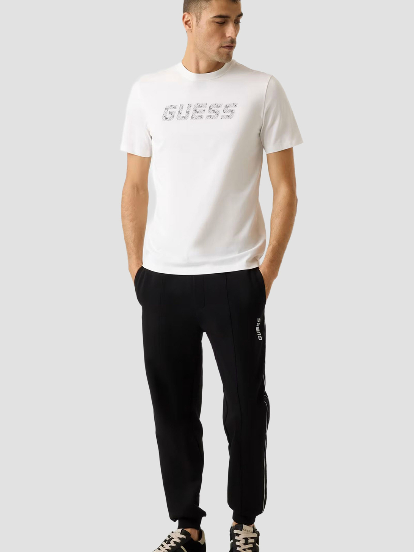 Мужская белая футболка модель Z6RI15.I3Z14;G018 Фото