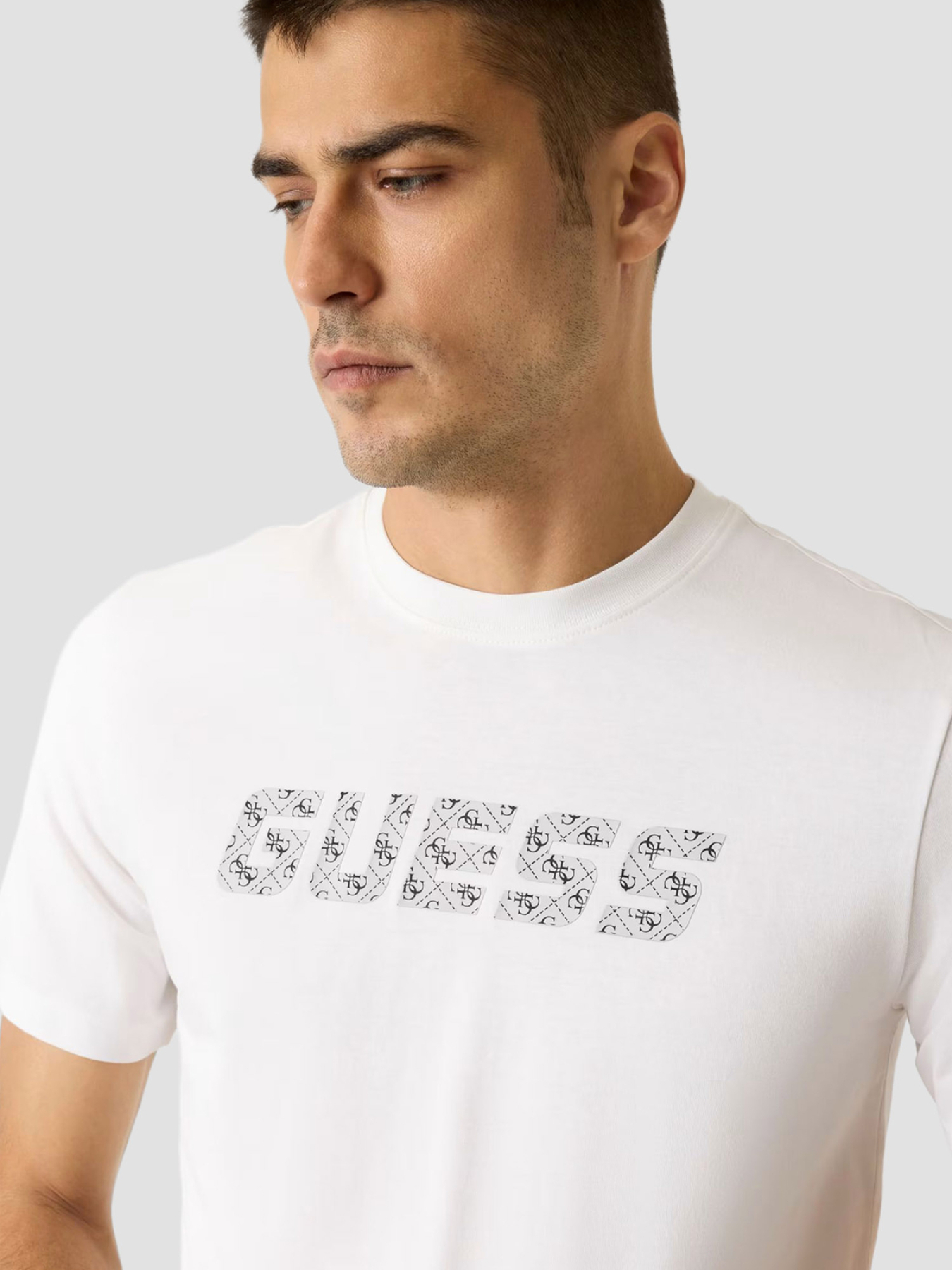 Мужская белая футболка модель Z6RI15.I3Z14;G018 Фото