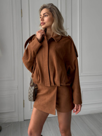 Бомбер Трім рудий модель Trim_rud Фото