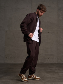 Спортивные костюмы модель GN-554_темно-коричневый Фото