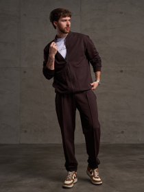 Спортивные костюмы модель GN-554_темно-коричневый Фото