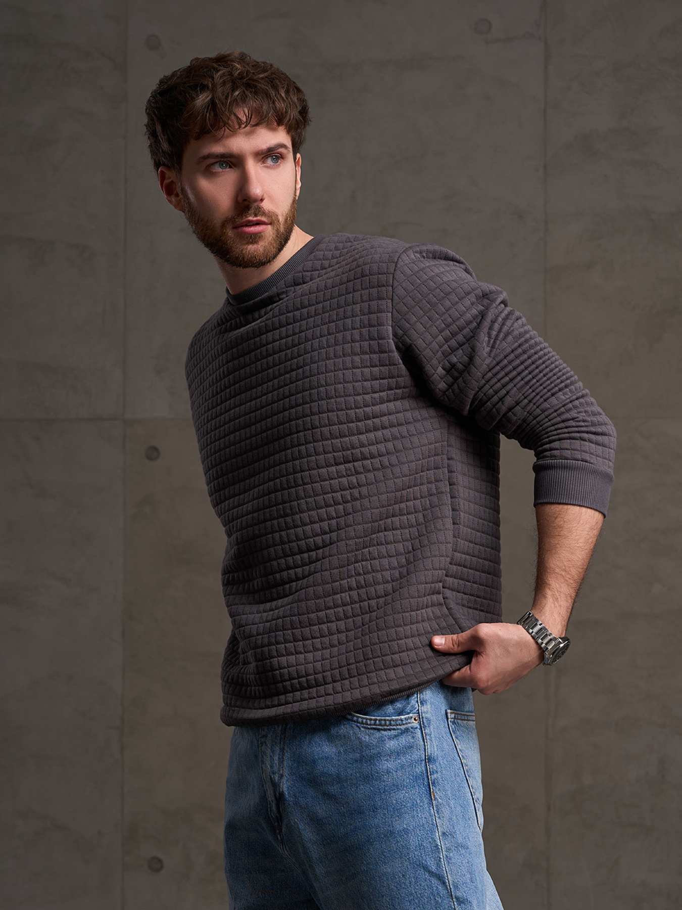 Толстовки чоловічі модель GN-555_фиолетовый Фото