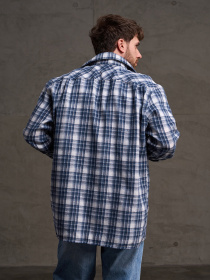 Рубашка в клетку ISSA Plus модель GN-558_мультиколор Фото