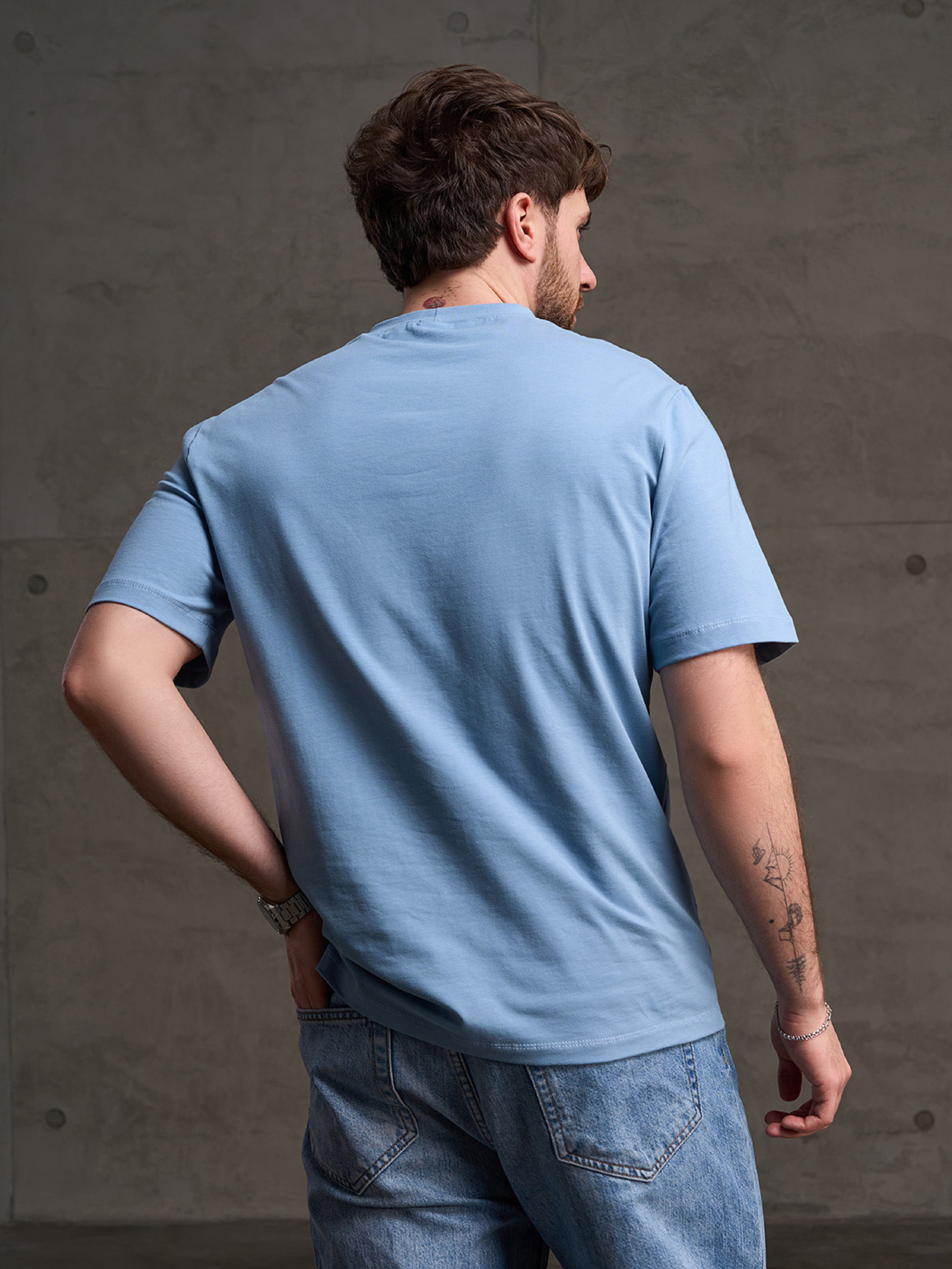 Футболки модель GN-562_голубой Фото