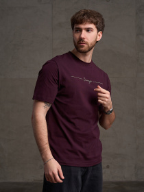 Футболки модель GN-562_темно-бордовый Фото