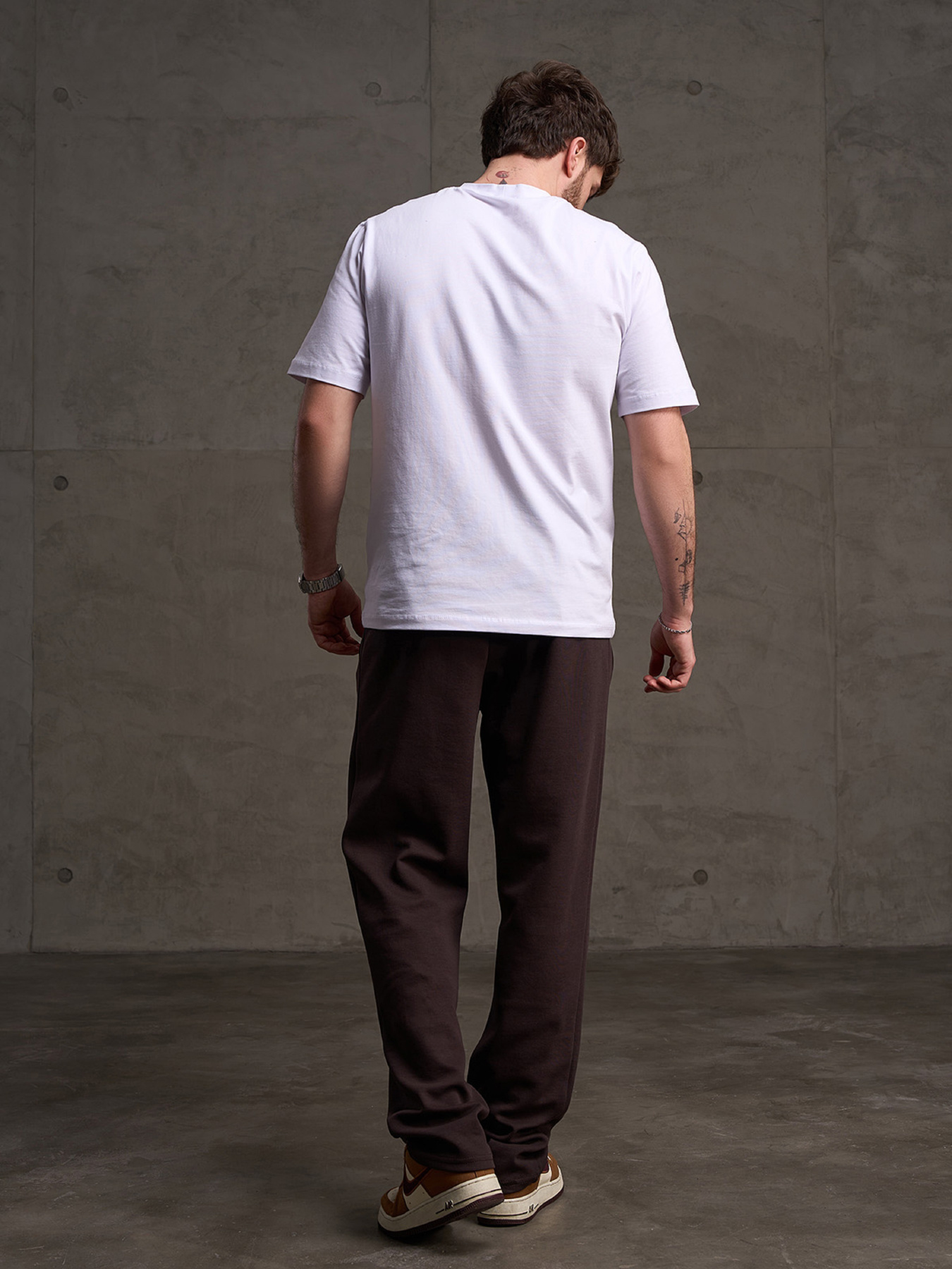 Спортивные штаны модель GN-564_темно-коричневый Фото