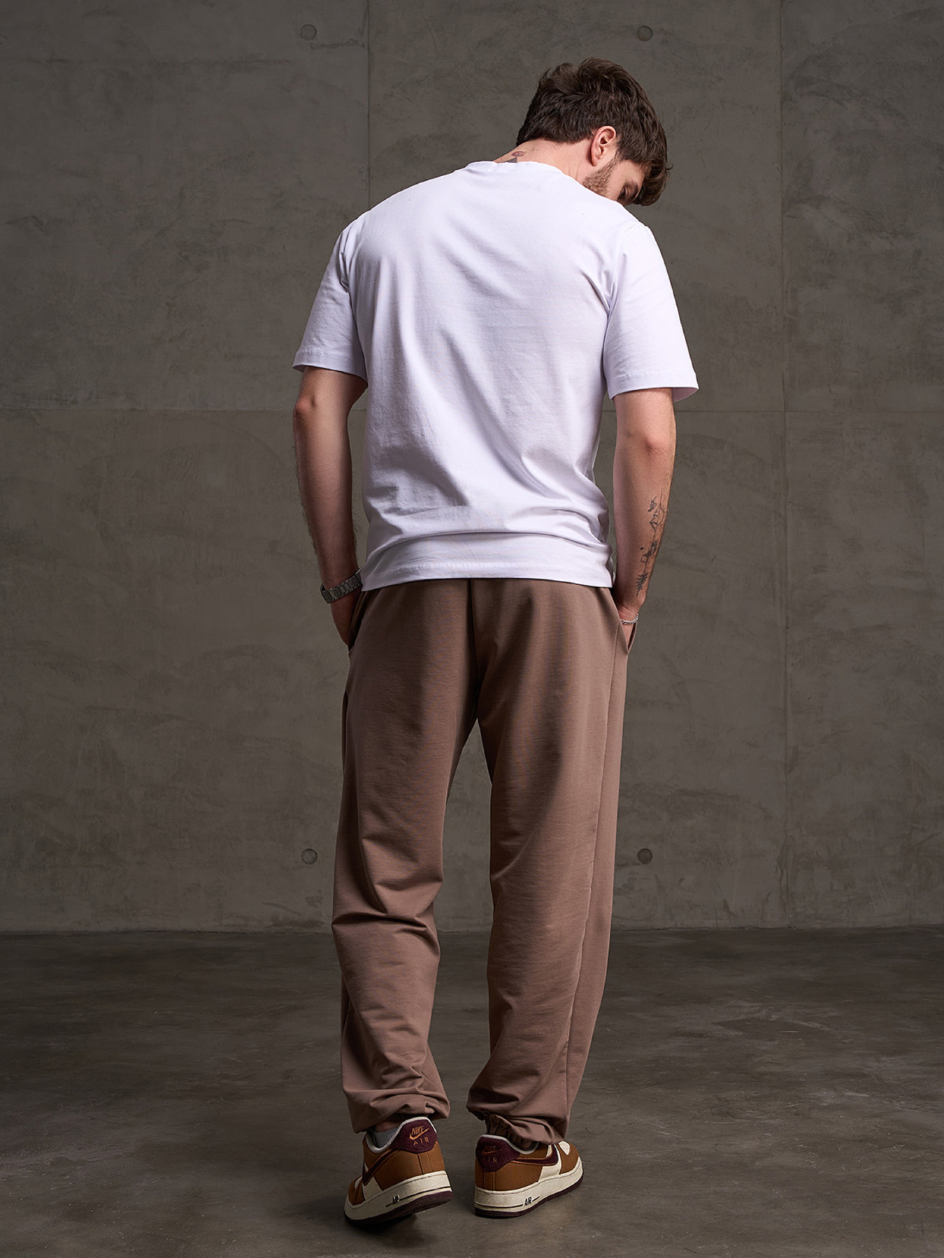 Спортивные штаны модель GN-565_бежевый Фото