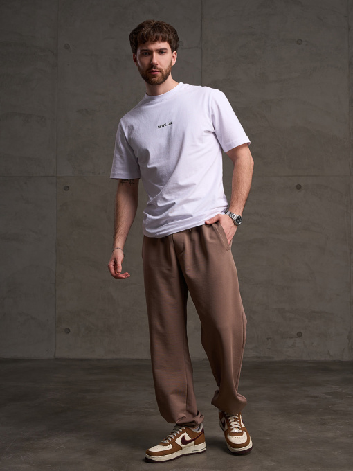 Спортивные штаны модель GN-565_бежевый Фото