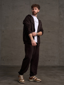 Спортивные штаны модель GN-565_темно-коричневый Фото