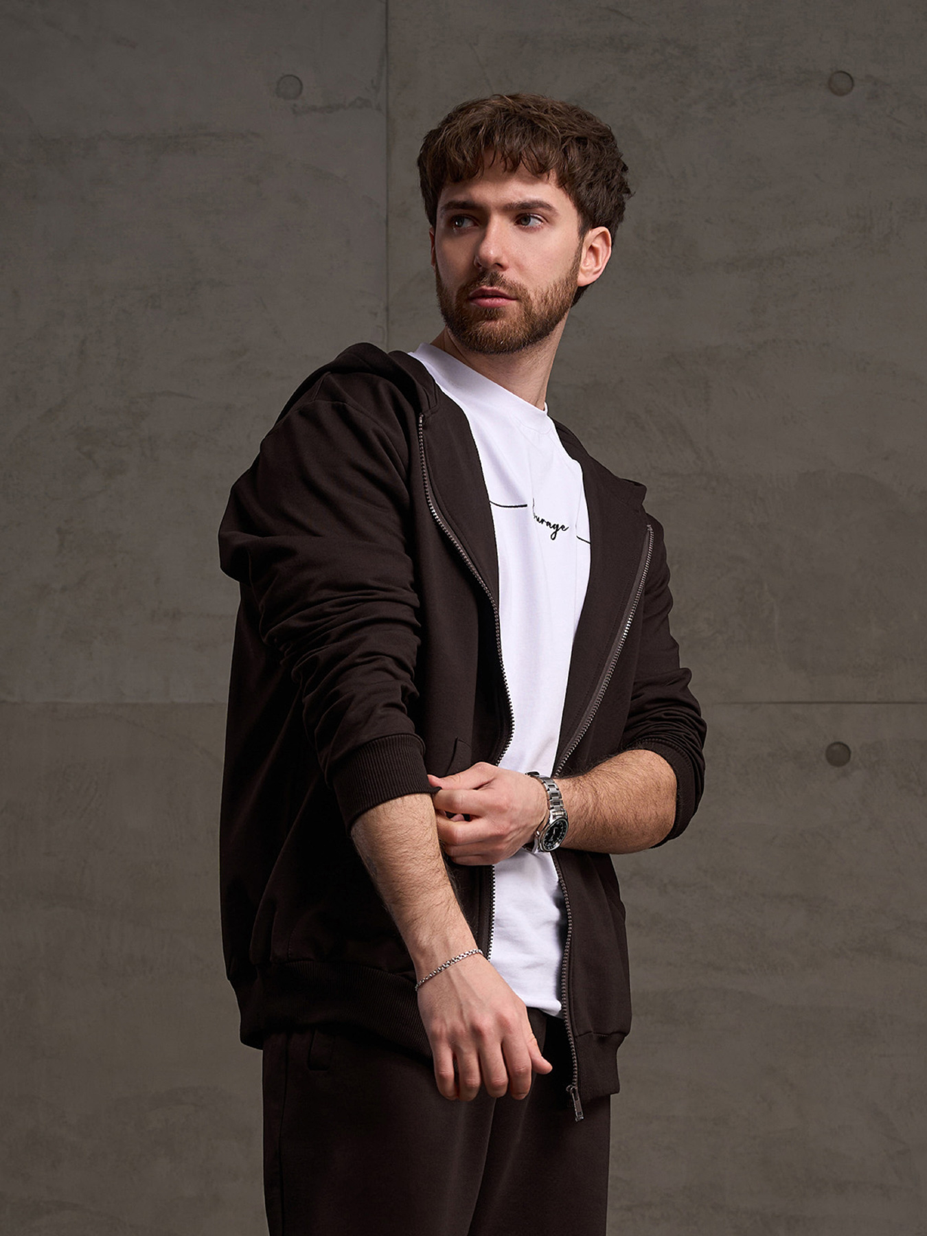 Толстовки модель GN-566_темно-коричневый Фото