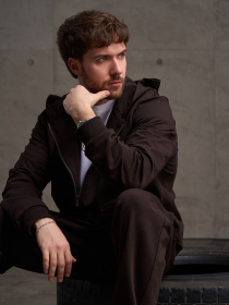 Толстовки модель GN-566_темно-коричневый Фото