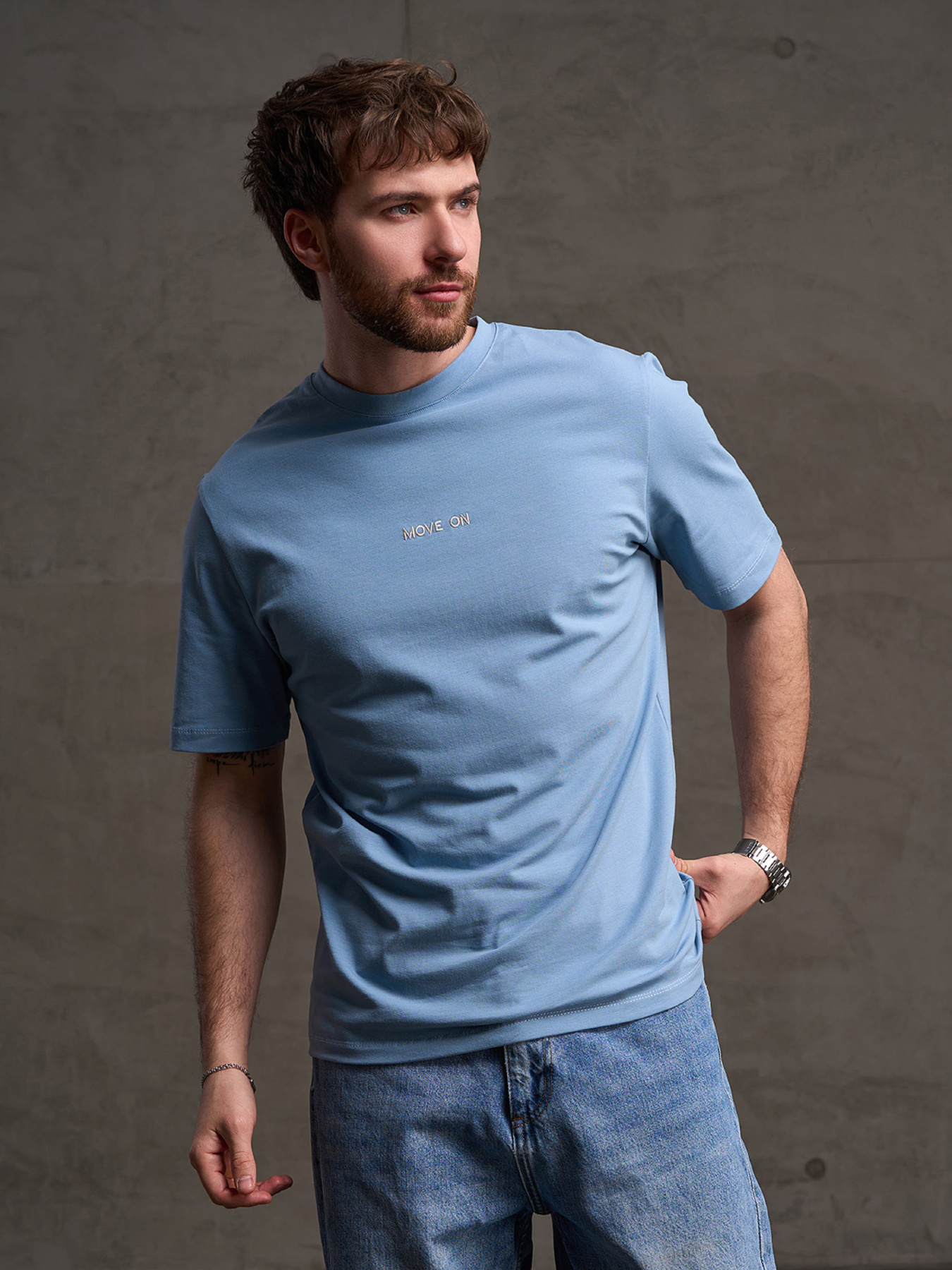 Футболки модель GN-568_голубой Фото