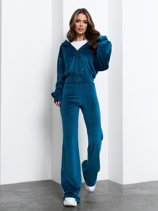 Жіночі костюми модель 15549_бирюзовый Фото