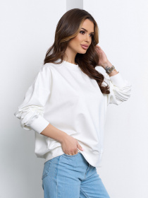 Толстовки модель 15551_молочный Фото