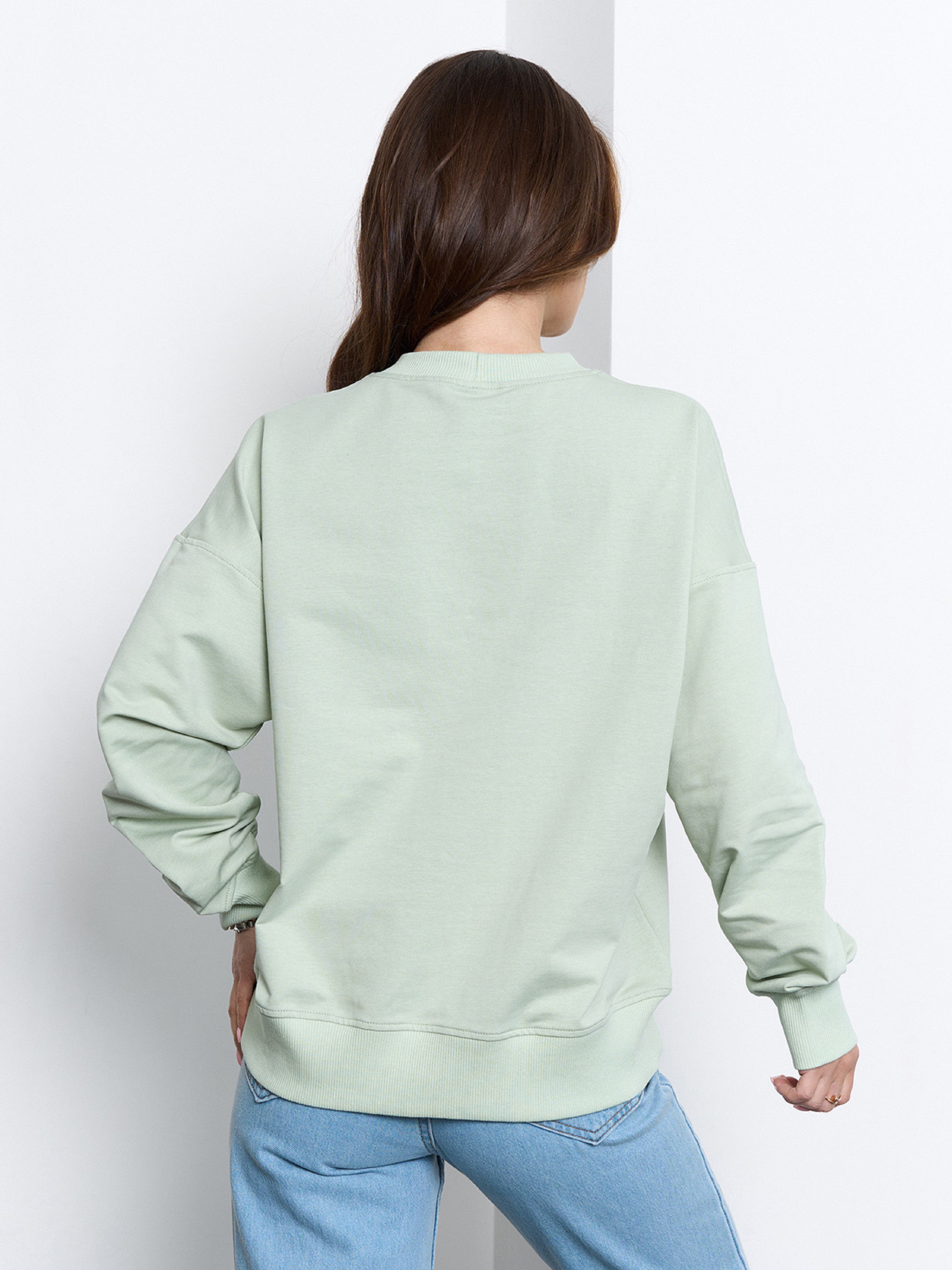 Толстовки модель 15551_оливковый Фото