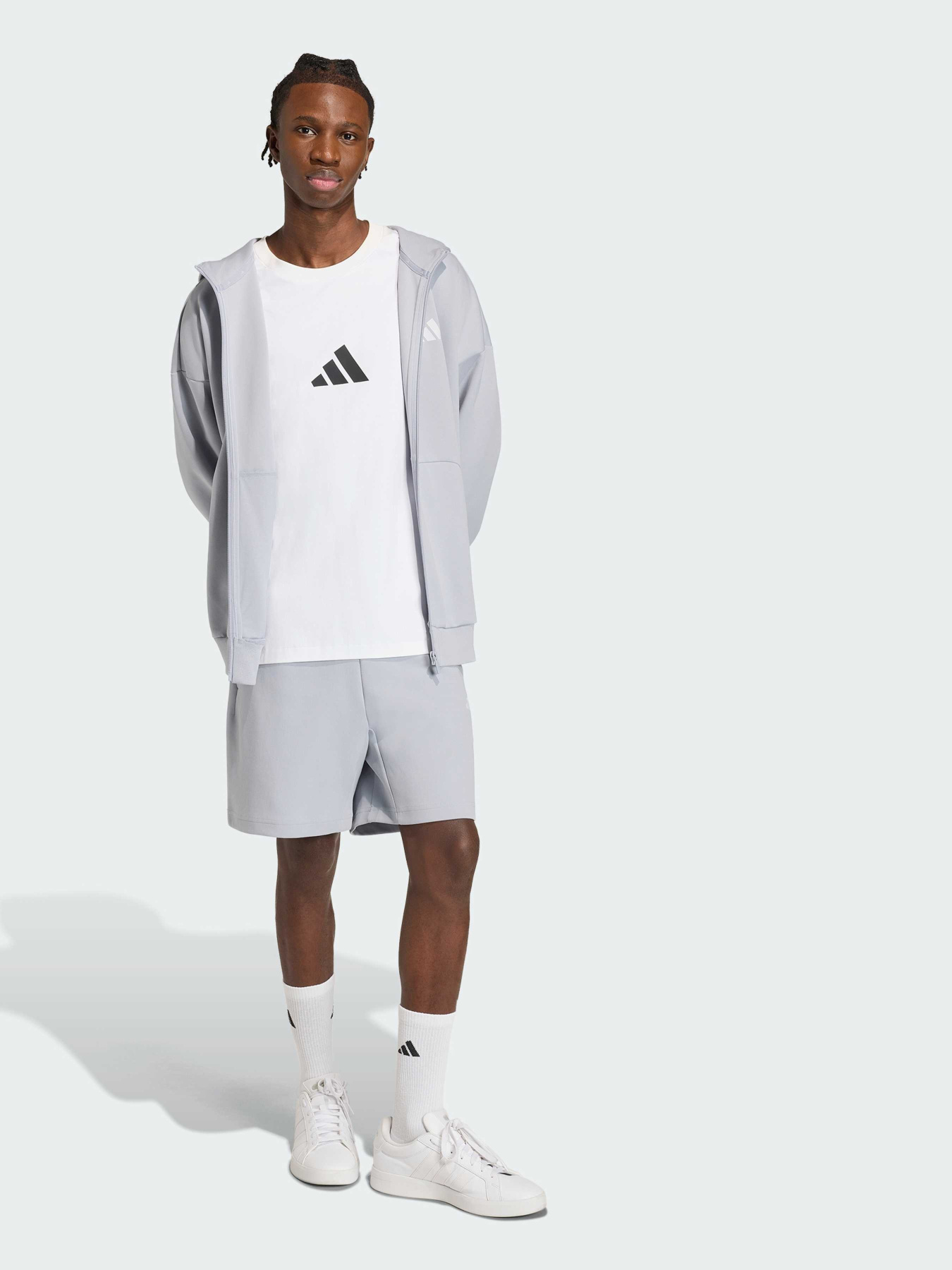 Толстовка Future Icons Small Logo Full-Zip модель KD7662 Фото