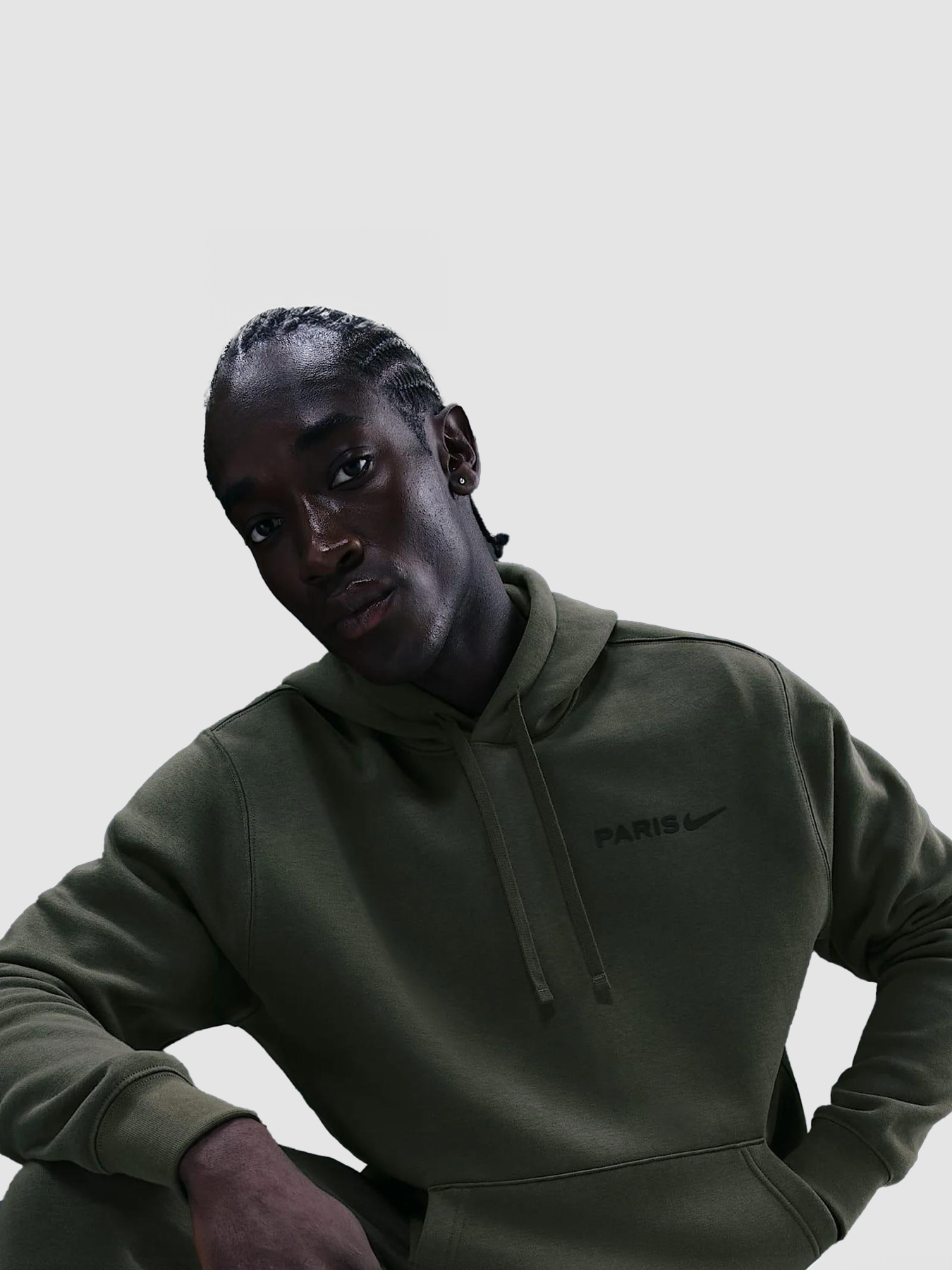 Кофта мужская Nike Psg Club Olive (HM2888-325) модель HM2888-325 Фото