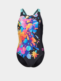 Дитячий купальник Arena PAINTING SWIMSUIT V BACK модель 010744-580 Фото