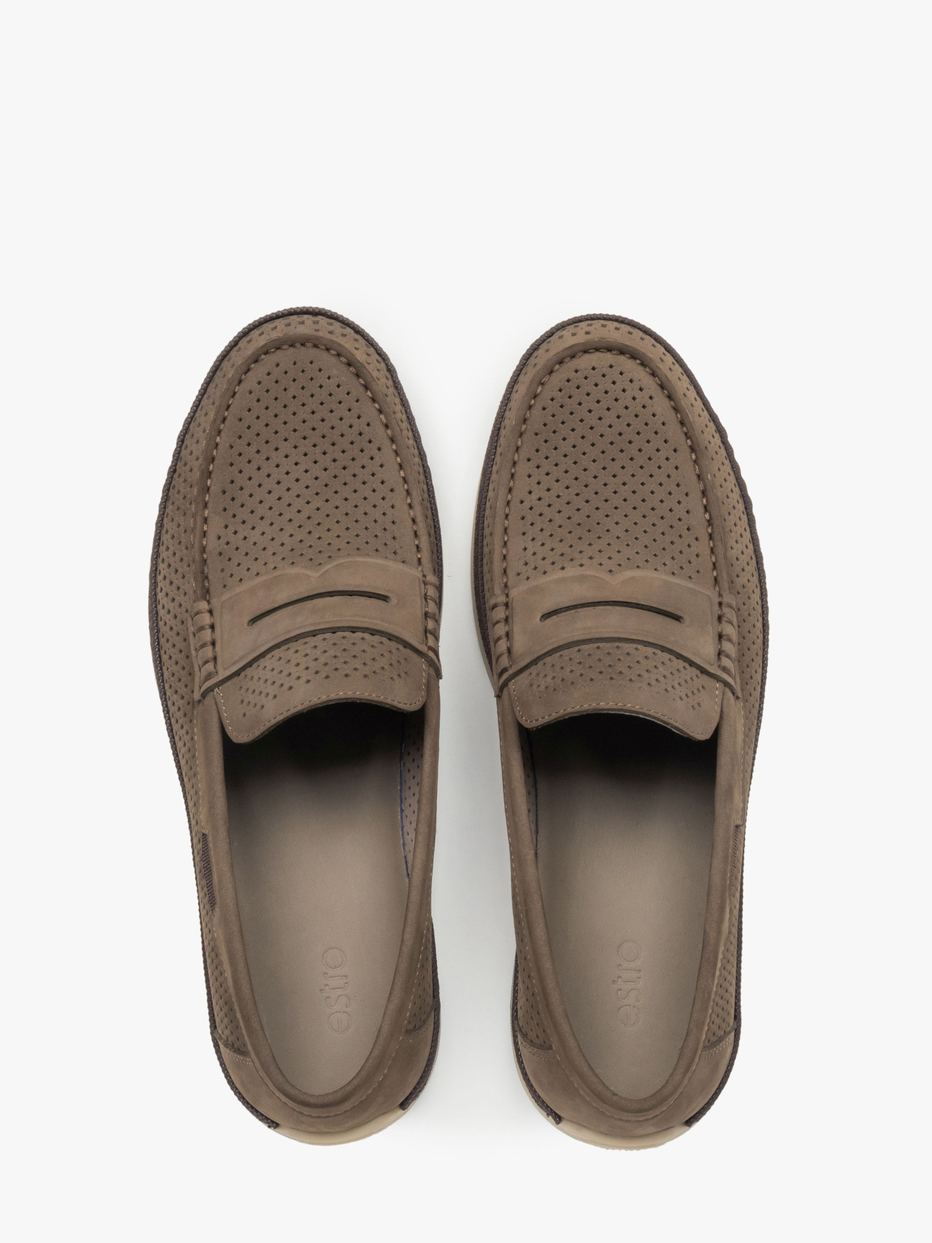 Лофери ESTRO 03-063-103-221-736, колір рудий модель 03-063-103-221-736 Фото