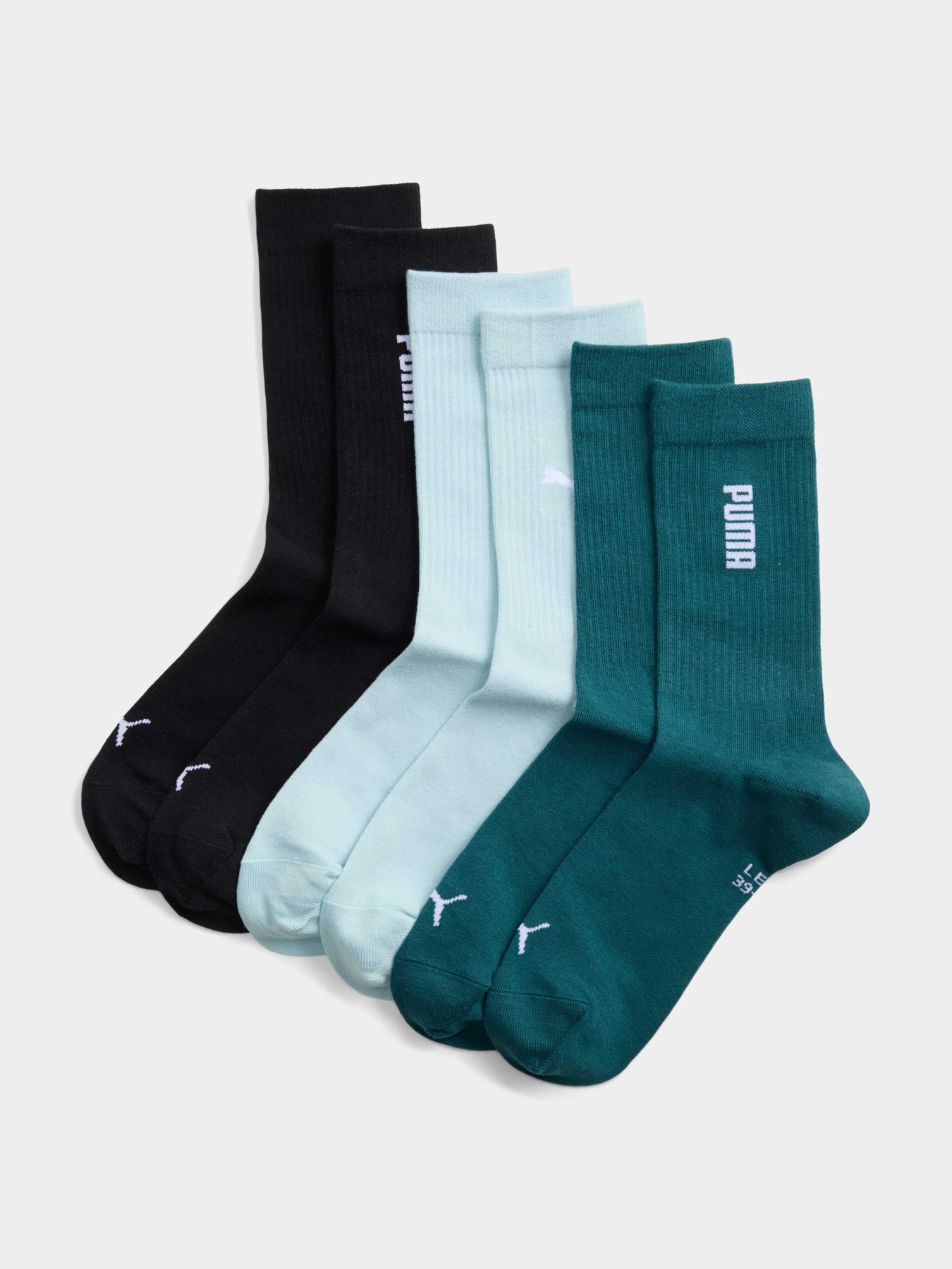 Шкарпетки PUMA Unisex Crew Socks (3-Pack) модель 947563 Фото