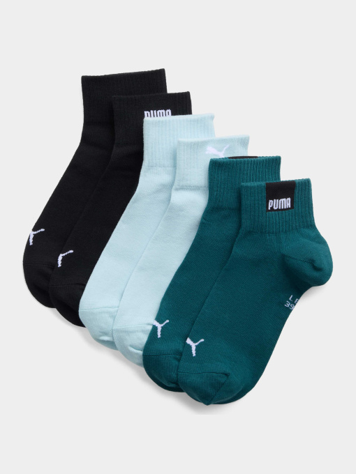 Шкарпетки PUMA Unisex Quarter Socks (3-Pack) модель 947562 Фото