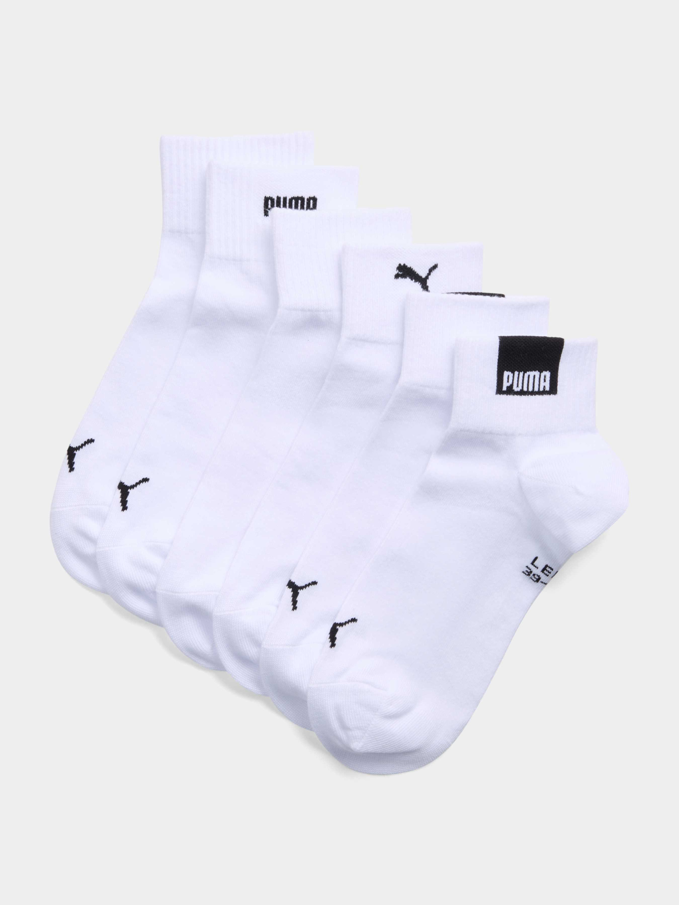 Шкарпетки PUMA Unisex Quarter Socks (3-Pack) модель 947562 Фото