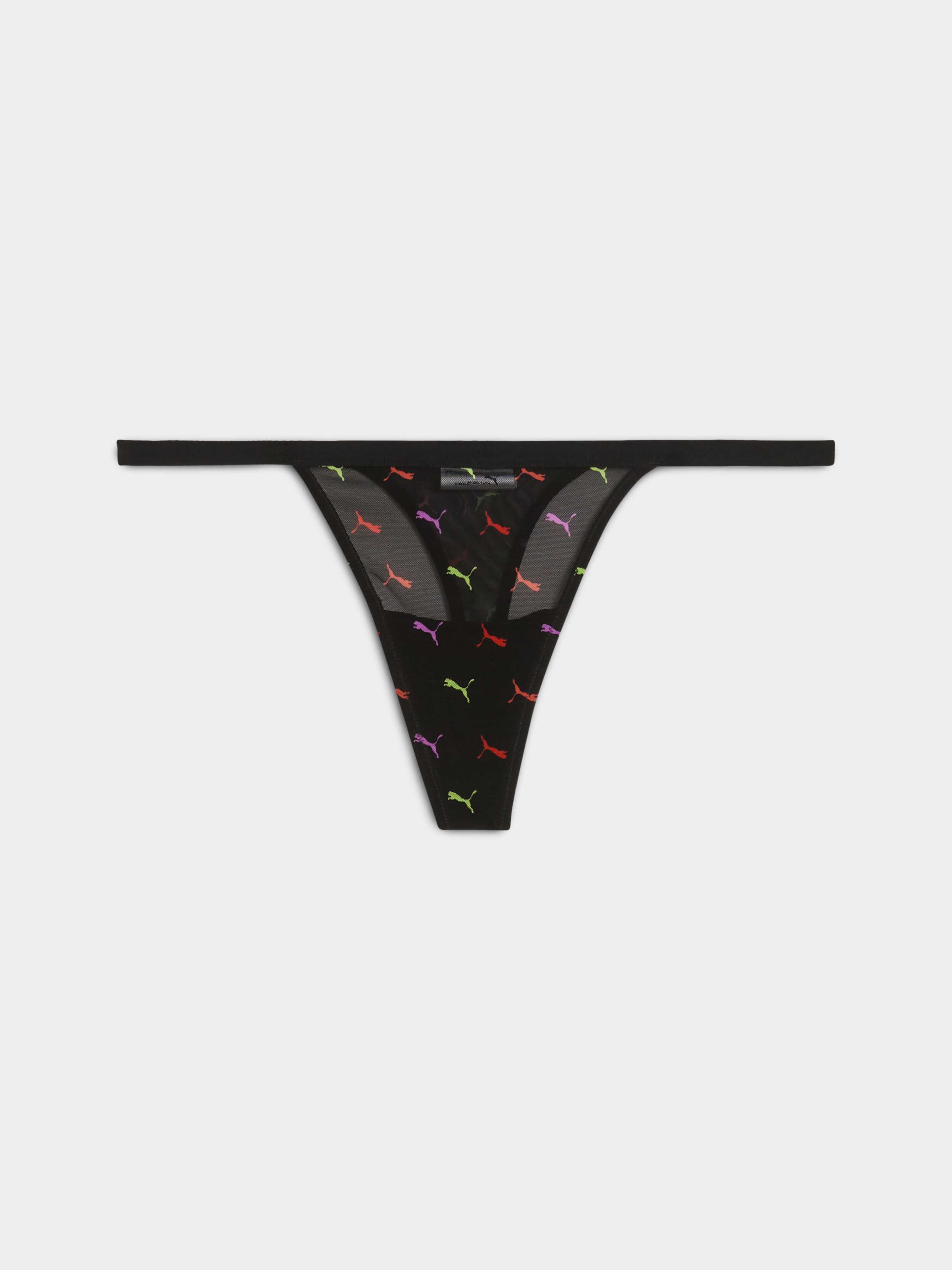 Жіночий Набір трусів PUMA Women Printed Mesh Tang (947509_01) колір чорний, матеріал комбінований верх PUMA - купити в Україні