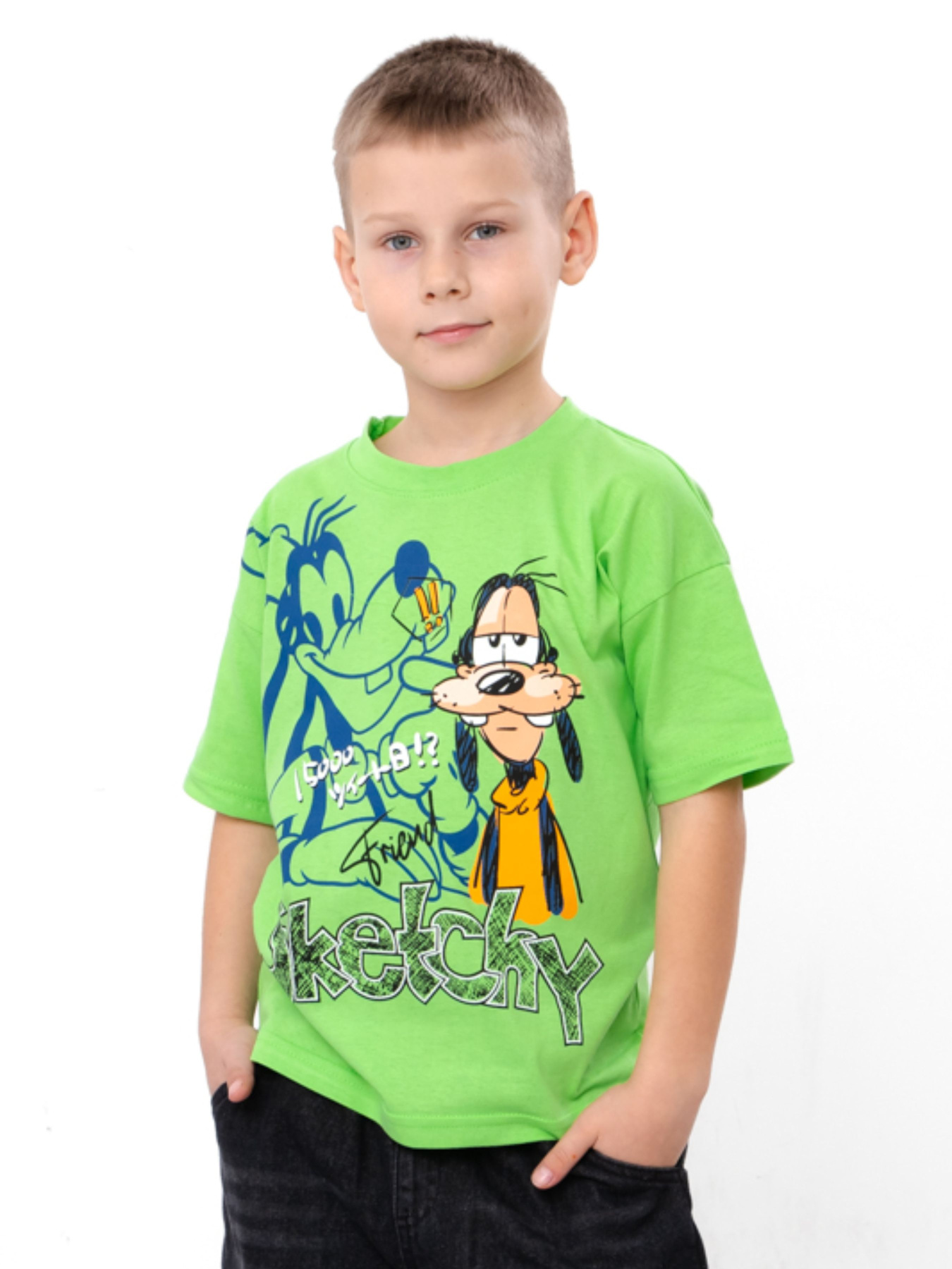 Футболка для хлопчика GOOFY, Салатовий Носи Своє (6414-001-33-4-4) модель 6414-001-33-4-4-salatovij-goofy Фото
