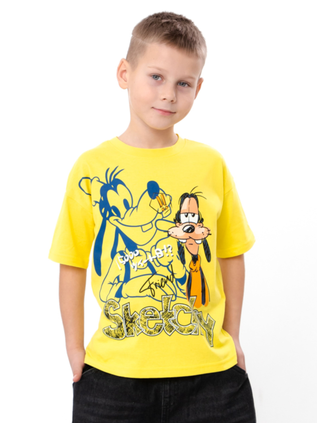 Футболка для хлопчика GOOFY, Лимонний Носи Своє (6414-001-33-4-4) модель 6414-001-33-4-4-limon-goofy Фото