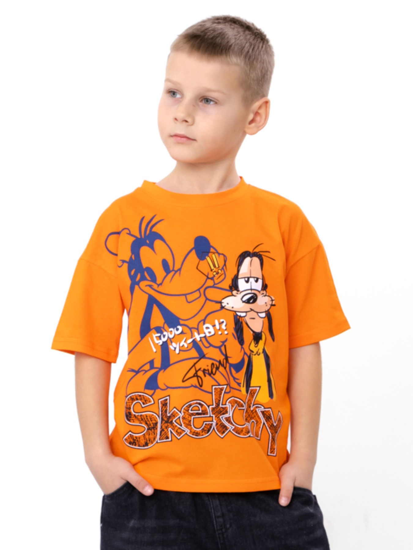 Футболка для хлопчика GOOFY, Помаранчевий Носи Своє (6414-001-33-4-4) модель 6414-001-33-4-4-pomaranchevij-goofy Фото