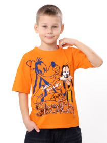 Футболка для хлопчика GOOFY, Помаранчевий Носи Своє (6414-001-33-4-4) модель 6414-001-33-4-4-pomaranchevij-goofy Фото