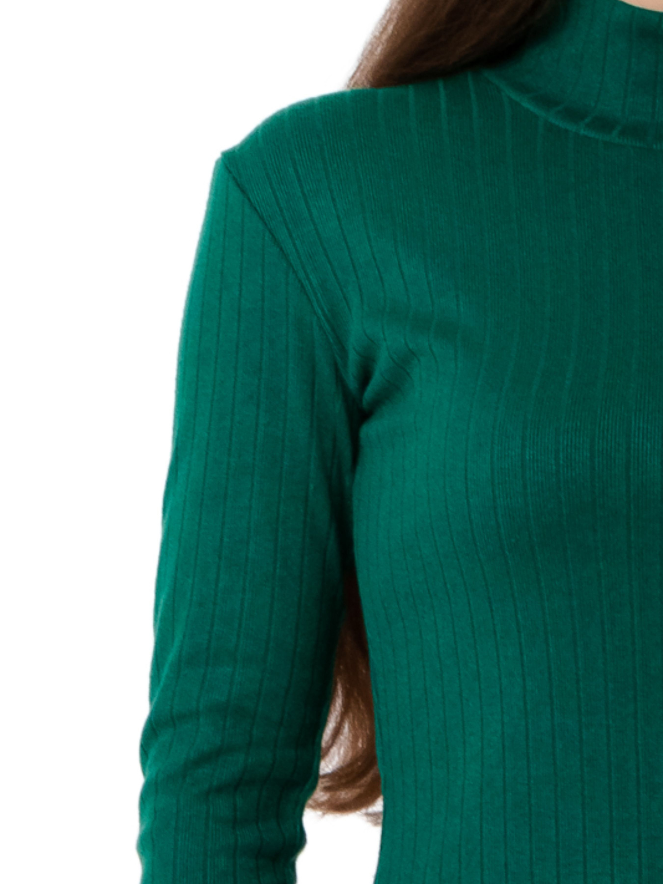 Ангоровий жіночий лонгслів з декоративними гудзиками на манжетах, Зелений Носи Своє (8456-088) модель 8456-088-zelenij Фото