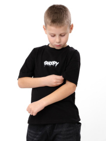 Футболка оверсайз для хлопчика, Чорний Носи Своє (6414-001-33-4-1) модель 6414-001-33-4-1-chornij-snoopy Фото