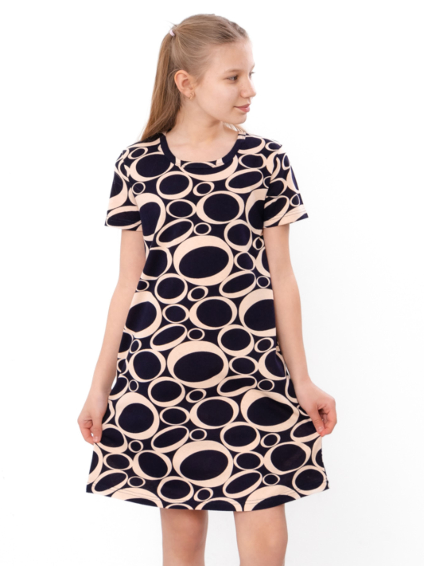 Ночная рубашка Носи своє модель 6019-002-2-kola-na-chornomu Фото