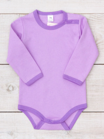 Боді ясельний утеплений для дівчинки (з довгим рукавом), Бузковий Носи Своє (5010-023-5) модель 5010-023-5-svtlo-buzkovij Фото