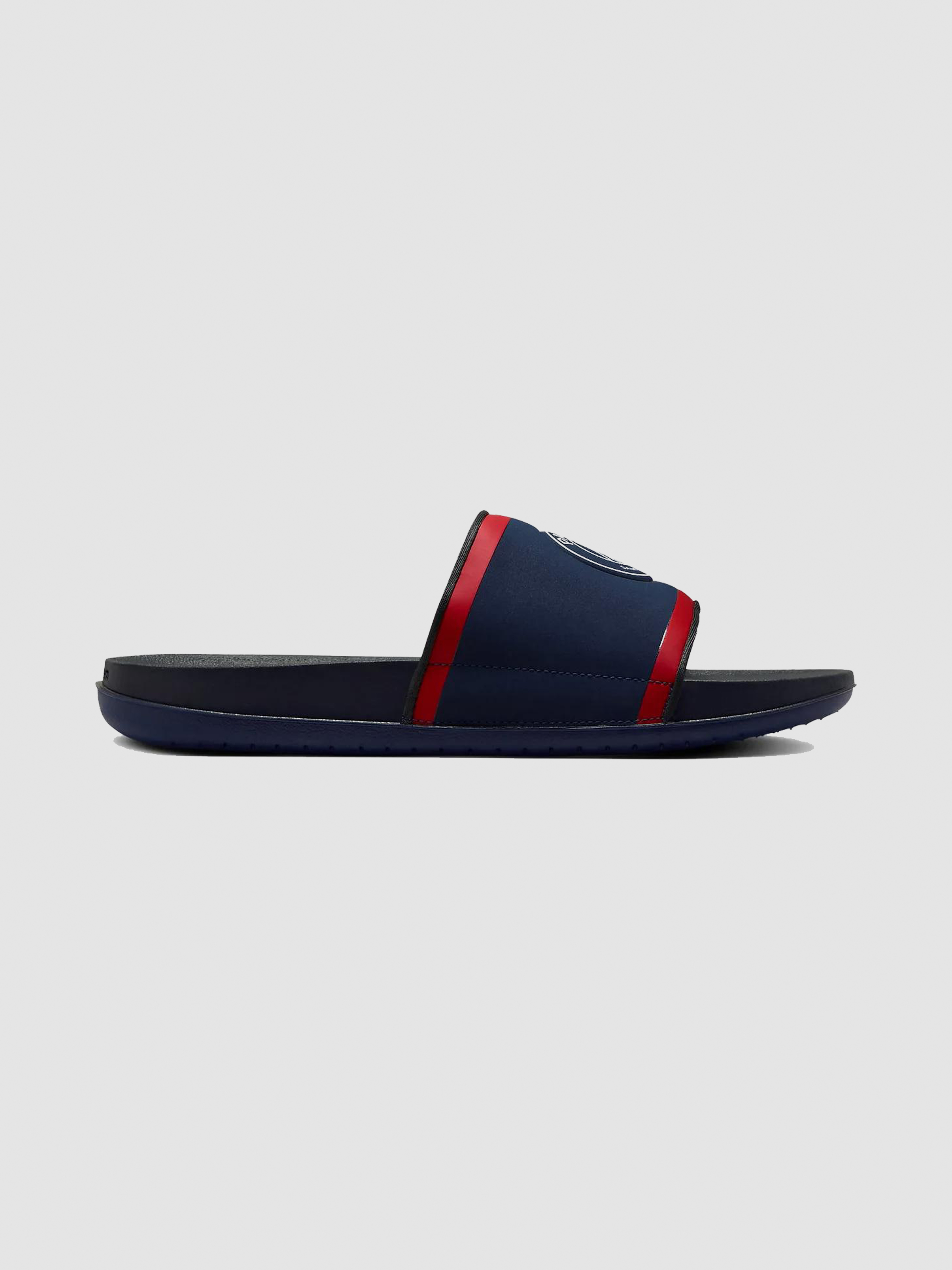 Чоловічі Шльопанці NIKE Paris Saint-Germain X Offcourt (FZ3190-400) колір синій, матеріал синтетичний матеріал NIKE - купити в Україні