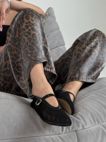 Балетки сетка + наплак с натуральной кожей черный (149/0079) 39 модель P_184159-S39_184395 Фото