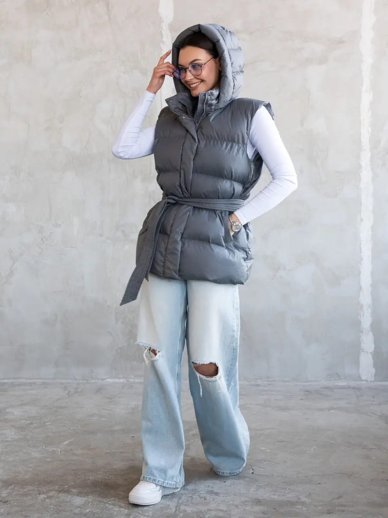 Утеплений жилет Tian модель Luna-T Фото