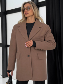 Укорочене пальто Тренд мокко модель Trend_mokko Фото