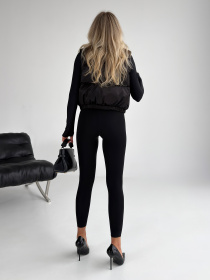 Леггинсы Лейс черные модель Leys_black Фото