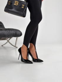 Леггинсы Лейс черные модель Leys_black Фото