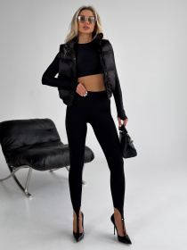 Леггинсы Лейс черные модель Leys_black Фото