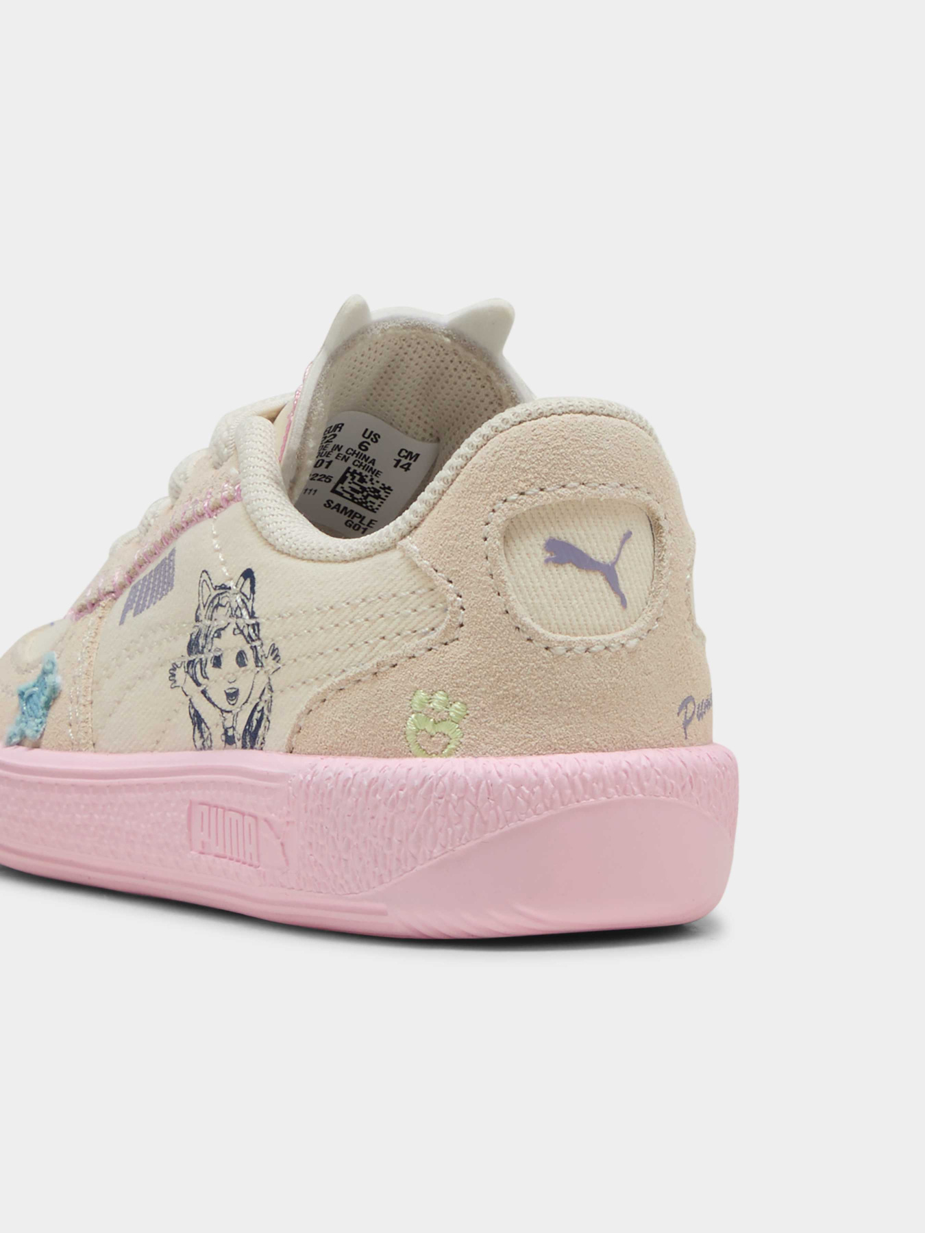 Детские кеды PUMA x GABBY'S DOLLHOUSE Palermo Sneakers Toddlers модель 405741 Фото
