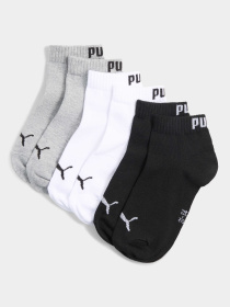 Шкарпетки та гольфи PUMA Kids Plain Quarter 3p модель 938809 Фото