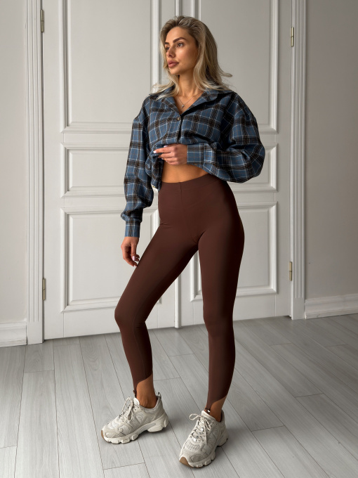 Леггинсы Лейс шоколад модель Leys_chocolate Фото