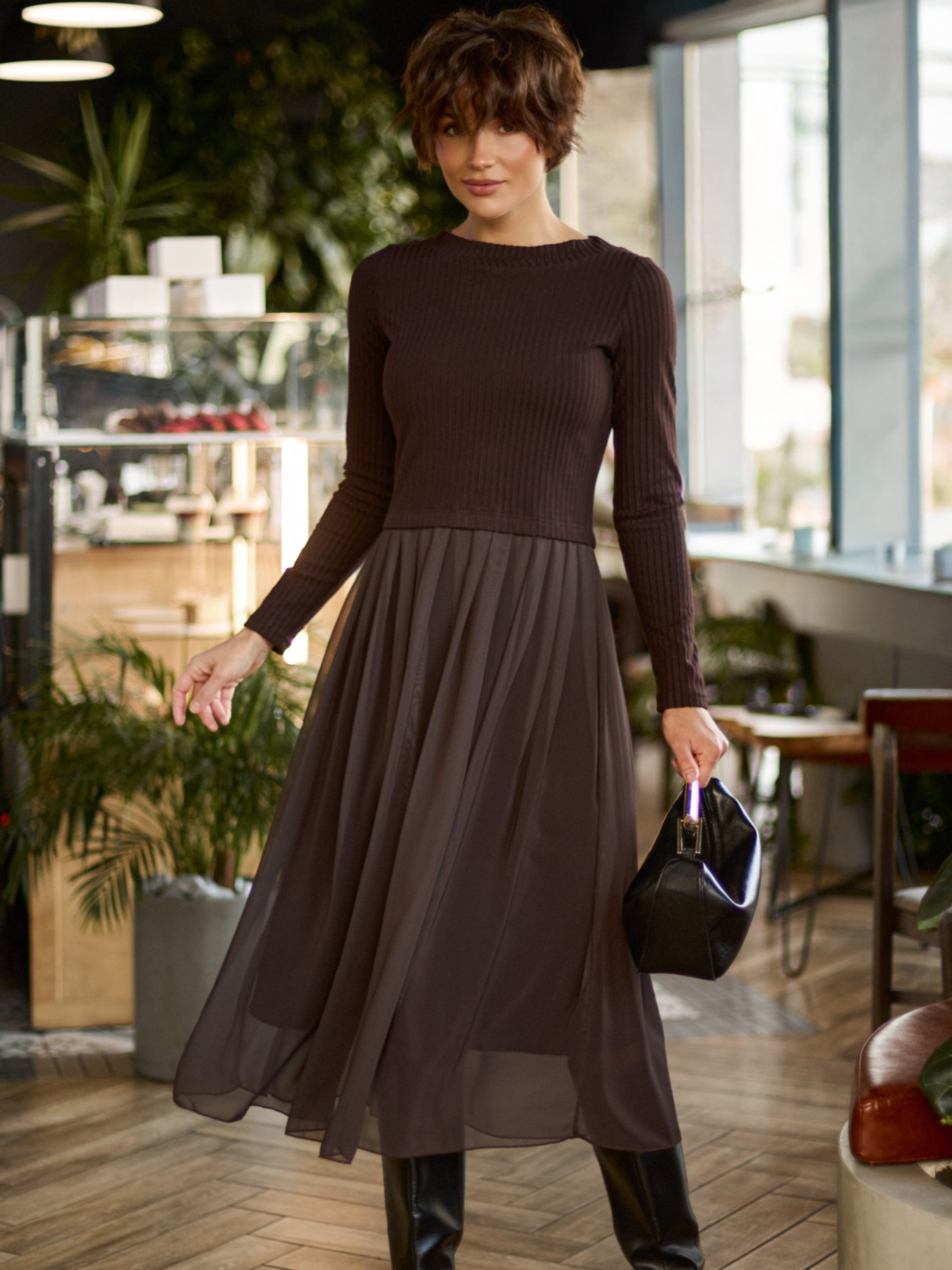 Платье миди Dressa модель 71595 Фото