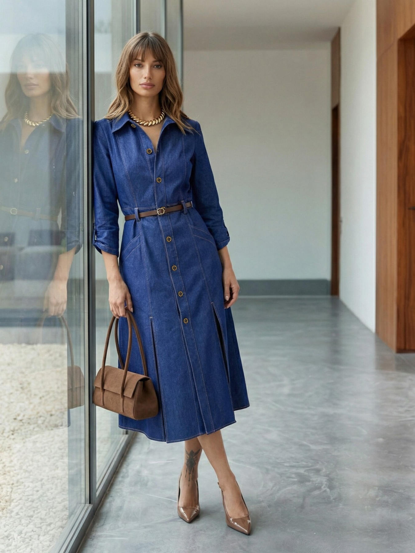 Платье миди Dressa модель 76847 Фото